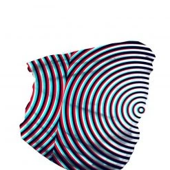 INTO THE AM Optical Illusion Seamless Mask Bandana Masks & Bandanas