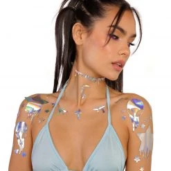 Accessories Sasswear X IHR Otherworldlies Holo Alien & Star Melt Pasties And Body Stickers Set