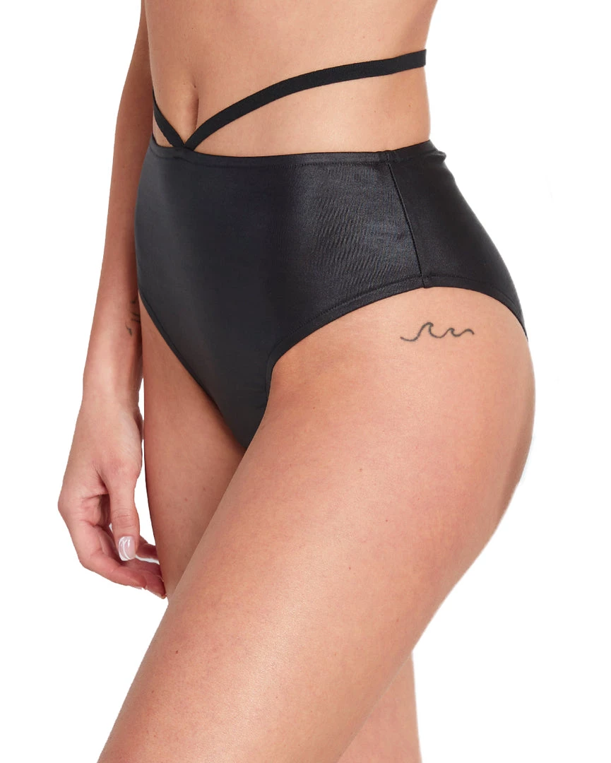 OhYes Outta My Mind Strappy Booty Shorts