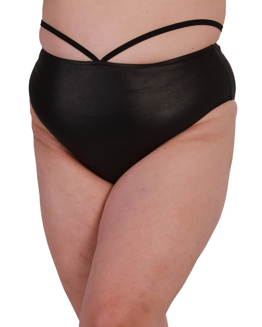 OhYes Outta My Mind Strappy Booty Shorts