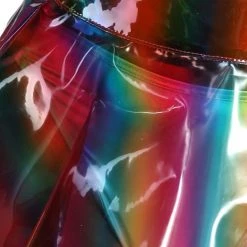 OhYes Over The Rainbow Vinyl Mini Skirt New Arrivals
