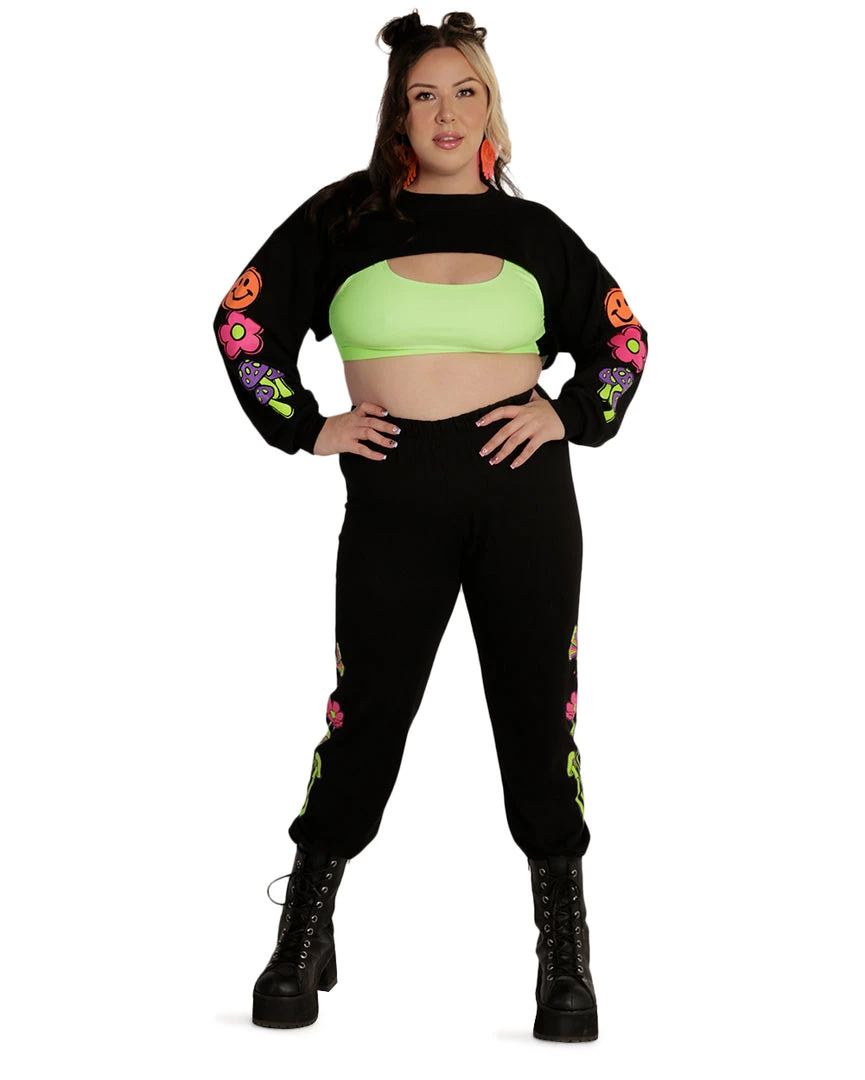 Rock & Rose Clothing PLUR Avenue Jogger Pants