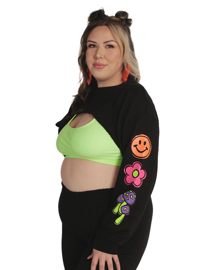 Rock & Rose PLUR Avenue Ultra Crop Top Clothing