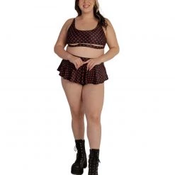 Dippin Daisies Paint It Red Heart Underboob Top Clothing