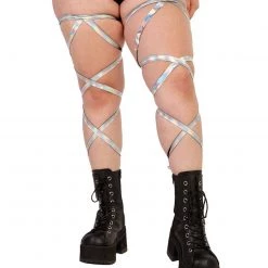 Andrew - Agent Trending Now Pair Of Non-Slip Holographic Leg Wraps