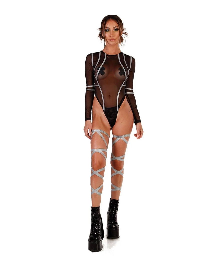 Andrew - Agent Trending Now Pair Of Non-Slip Reflective Leg Wraps