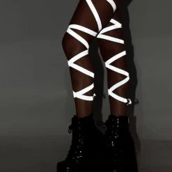 Andrew - Agent Trending Now Pair Of Non-Slip Reflective Leg Wraps