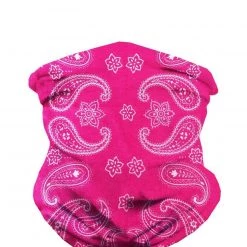 INTO THE AM Paisley Pink Seamless Mask Bandana Masks & Bandanas