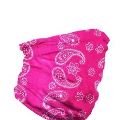 INTO THE AM Paisley Pink Seamless Mask Bandana Masks & Bandanas