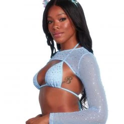 Banjul Tempt Me Stud Ultra Crop Top