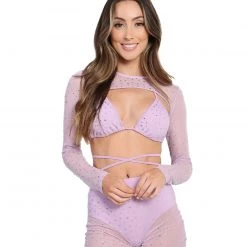 Banjul Tempt Me Stud Ultra Crop Top