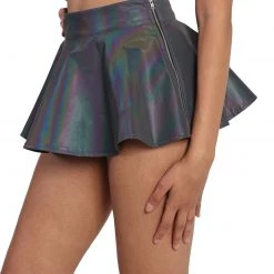 OhYes Pretty Flirty Reflective Skater Skirt Clothing