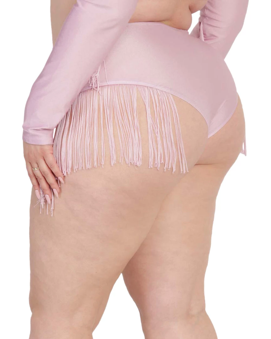 OhYes Princess PLUR Fringe Hi-Waist Bottoms Clothing