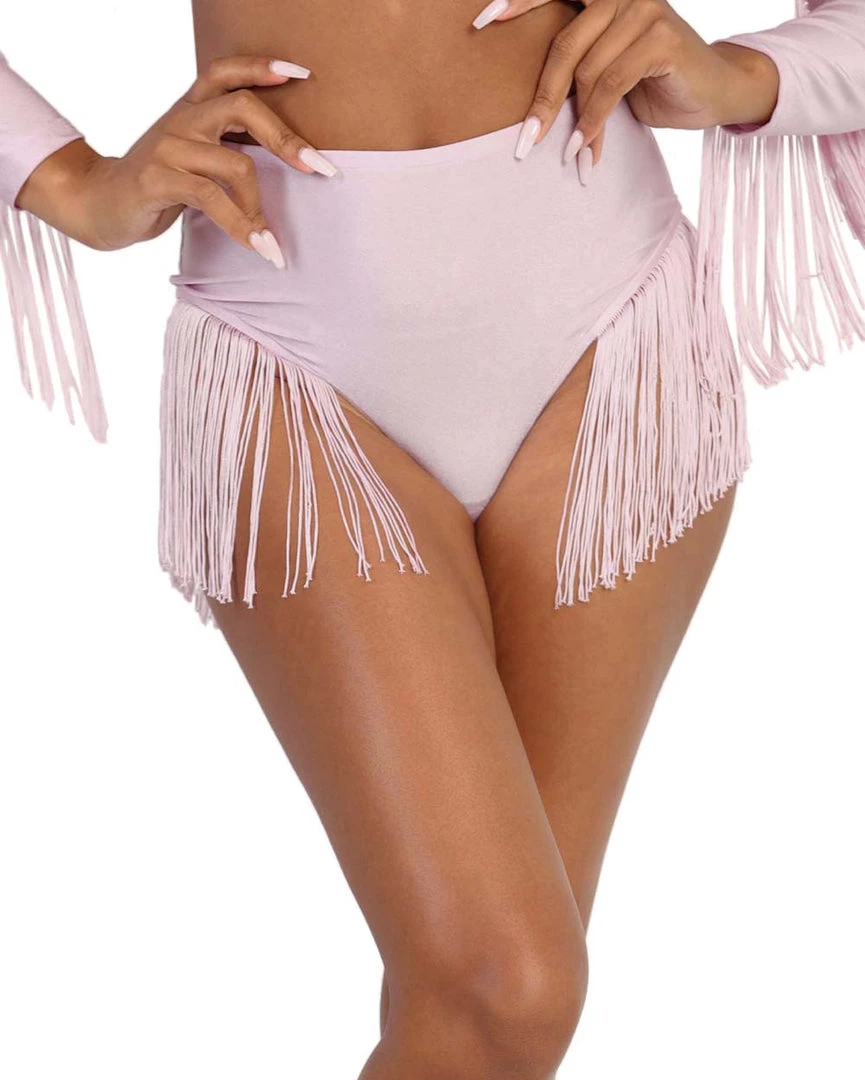 OhYes Princess PLUR Fringe Hi-Waist Bottoms Clothing