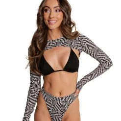 Day G Proceed With Caution Ultra Crop Top Clothing