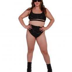 Dippin Daisies Tops Psychedelic Chick Reflective Cut Out Top