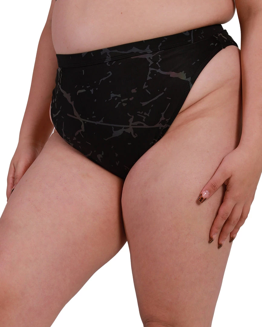 Dippin Daisies Psychedelic Chick Reflective High Cut Booty Shorts