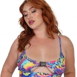 Day G Psychedelic Groove Cut Out Crop Top