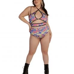 Cherry Mellow, Inc. Clothing Psychedelic Jams Hi-Waist Bottoms