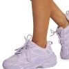 Berness Shoes Purple Ripple Platform Sneakers