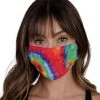 INTO THE AM Rainbow Tie-Dye Face Mask
