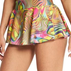 Dippin Daisies New Arrivals Rainbow Burst Skater Skirt