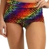 Forplay Bottoms Rainbow Renegade Booty Shorts