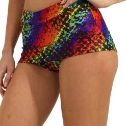 Forplay Bottoms Rainbow Renegade Booty Shorts