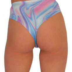 Cherry Mellow, Inc. Rainbow Swish High-Waisted Bottoms