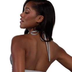 Cherry Mellow, Inc. Tops Ray Of Light Reflective Clasp Crop Top