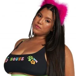 Dippin Daisies Clothing Recycled Fabric Banger Alert Underboob Top
