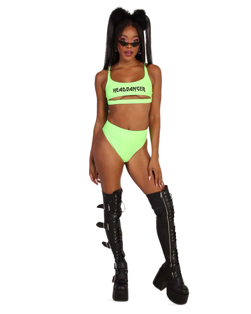 Dippin Daisies Clothing Recycled Fabric Headbanger Hi-Waist Bottoms