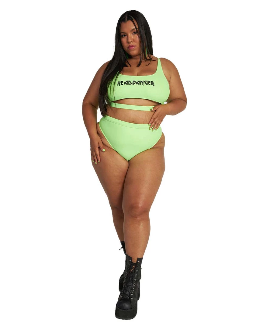 Dippin Daisies Clothing Recycled Fabric Headbanger Hi-Waist Bottoms