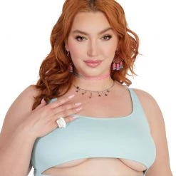 Dippin Daisies Recycled Fabric Malibu BB Cutout Crop Top