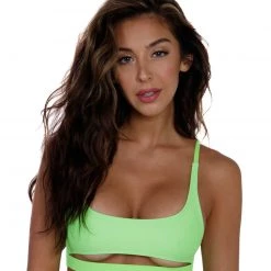 Dippin Daisies Recycled Fabric Malibu BB Cutout Crop Top