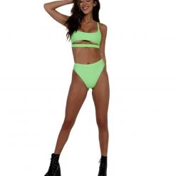 Dippin Daisies Recycled Fabric Malibu BB Cutout Crop Top