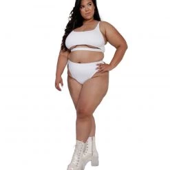 Dippin Daisies Recycled Fabric Malibu BB Cutout Crop Top