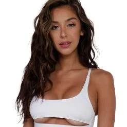 Dippin Daisies Recycled Fabric Malibu BB Cutout Crop Top