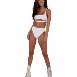 Dippin Daisies Recycled Fabric Malibu BB Cutout Crop Top