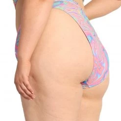 Dippin Daisies New Arrivals Recycled Fabric Melted Marble High Cut Booty Shorts