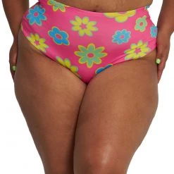 Cherry Mellow, Inc. Retro Trip Daisy Hi-Waist Bottoms Clothing