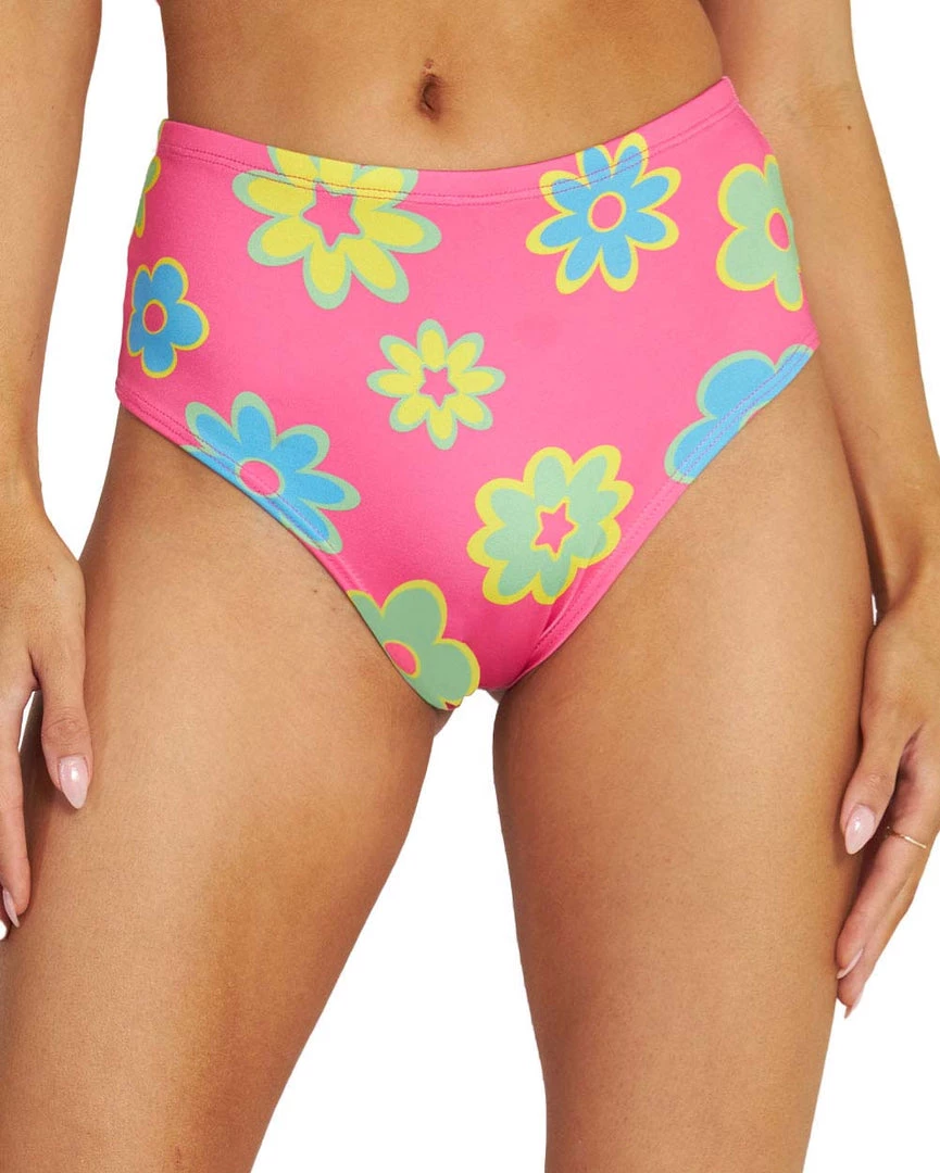 Cherry Mellow, Inc. Retro Trip Daisy Hi-Waist Bottoms Clothing