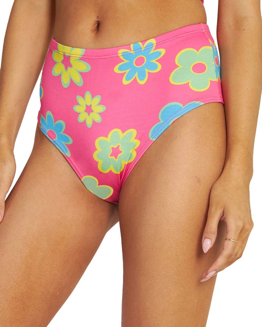 Cherry Mellow, Inc. Retro Trip Daisy Hi-Waist Bottoms Clothing