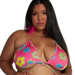 Cherry Mellow, Inc. Clothing Retro Trip Daisy O-Ring Bikini Top