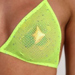 Trinity Tribe Ride'n Flirty Rhinestone Mesh Biker Shorts Set