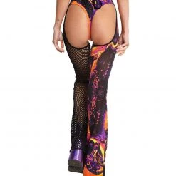 New Arrivals Rolita Couture X IHR Mesh Hazard Bath Ride Em Bell Chaps