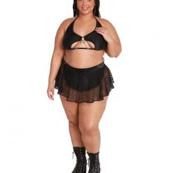 Rolita Couture X IHR Black Rebel Chain Top Clothing