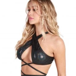 Rolita Couture Goddess Wrap Top Clothing