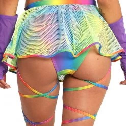 New Arrivals Roma Happy Pride Mesh Mini Skirt