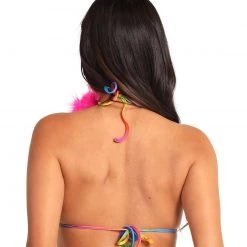 Roma Happy Pride Mesh Triangle Top